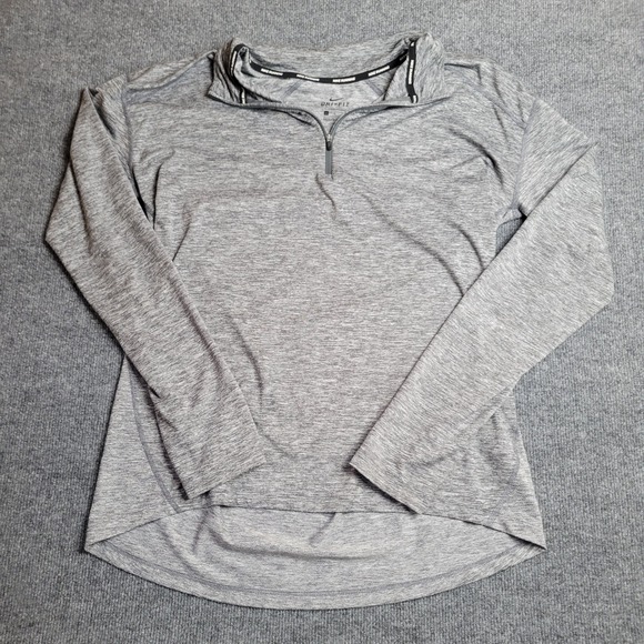 Nike Other - Nike Running 1/2‎ Zip Pullover Shirt Men's L Dri-Fit Gray Heather Long Sleeve